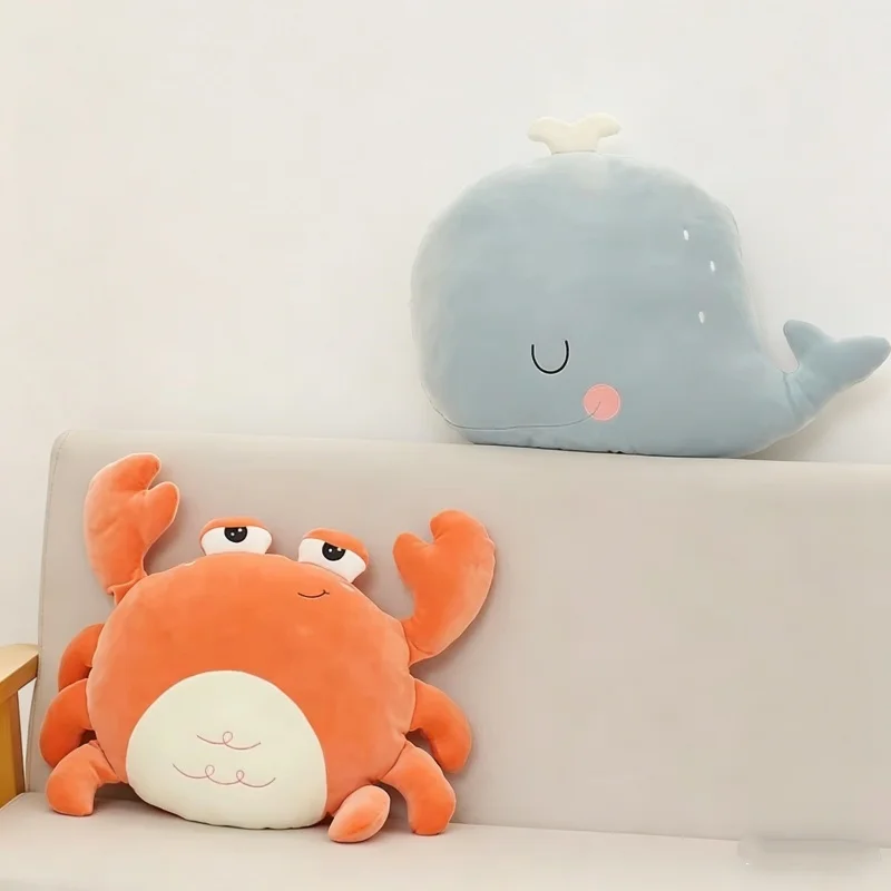 Home Office Sofa - Plush Crab Goose Lion Whale Cartoon