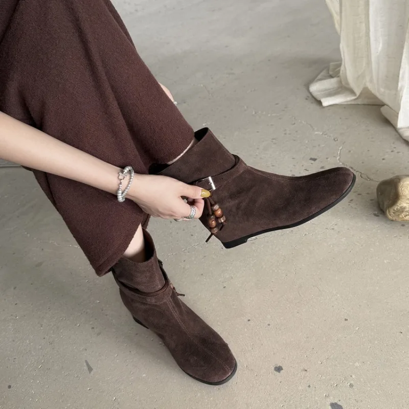 Home Office Design - Women's Boots New Suede Tassel Designer