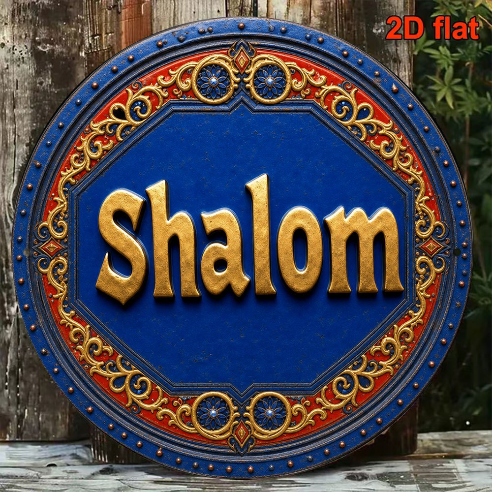 Home Office For - CIFBUY Retro Aluminum Wall Art Waterproof