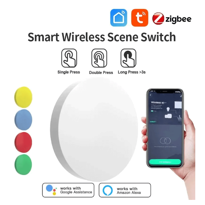 Tuya ZigBee Smart Wireless But - Home Office Google recension och pris