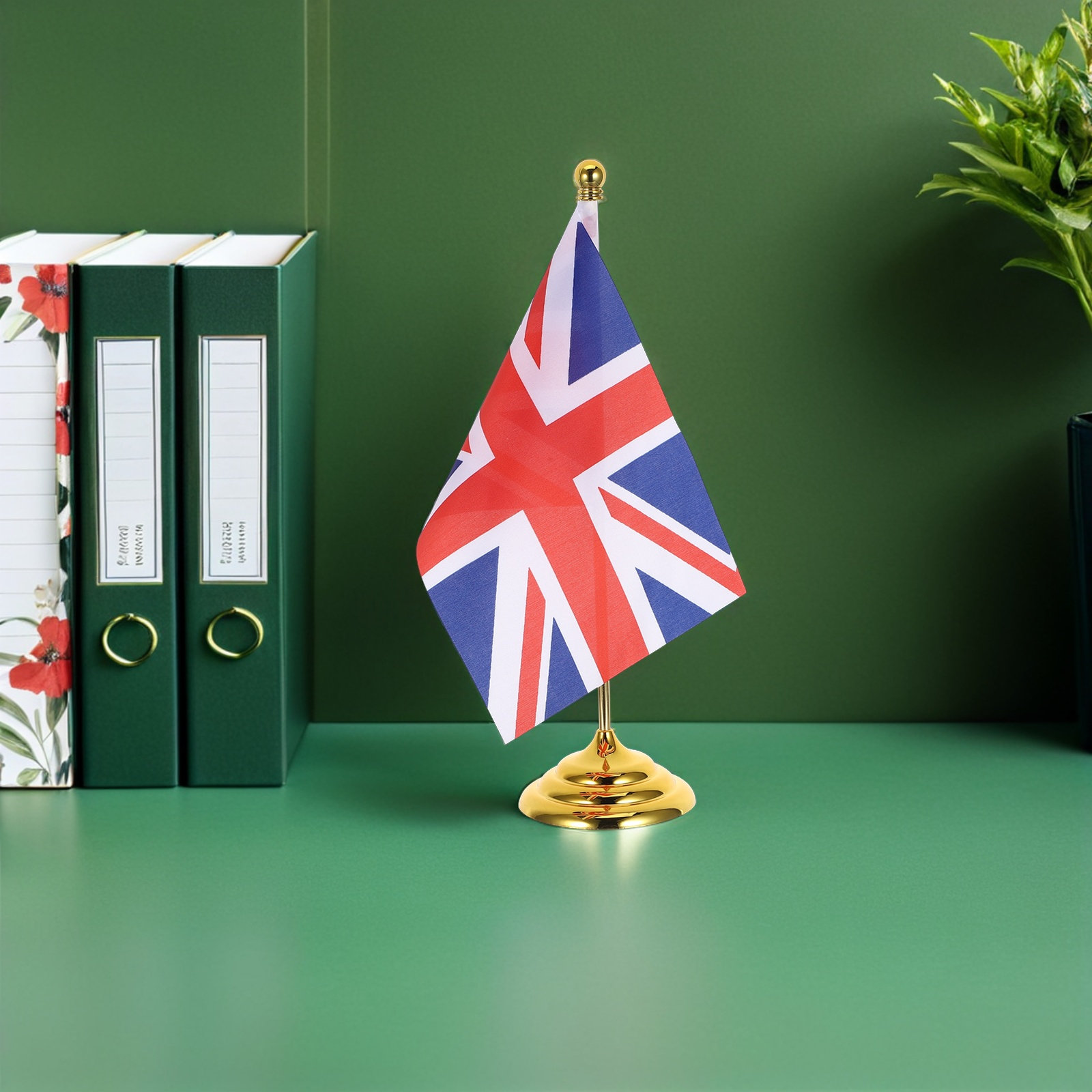 Mini Uk Desk Flag Set United K - Home Office United Kingdom recension och pris