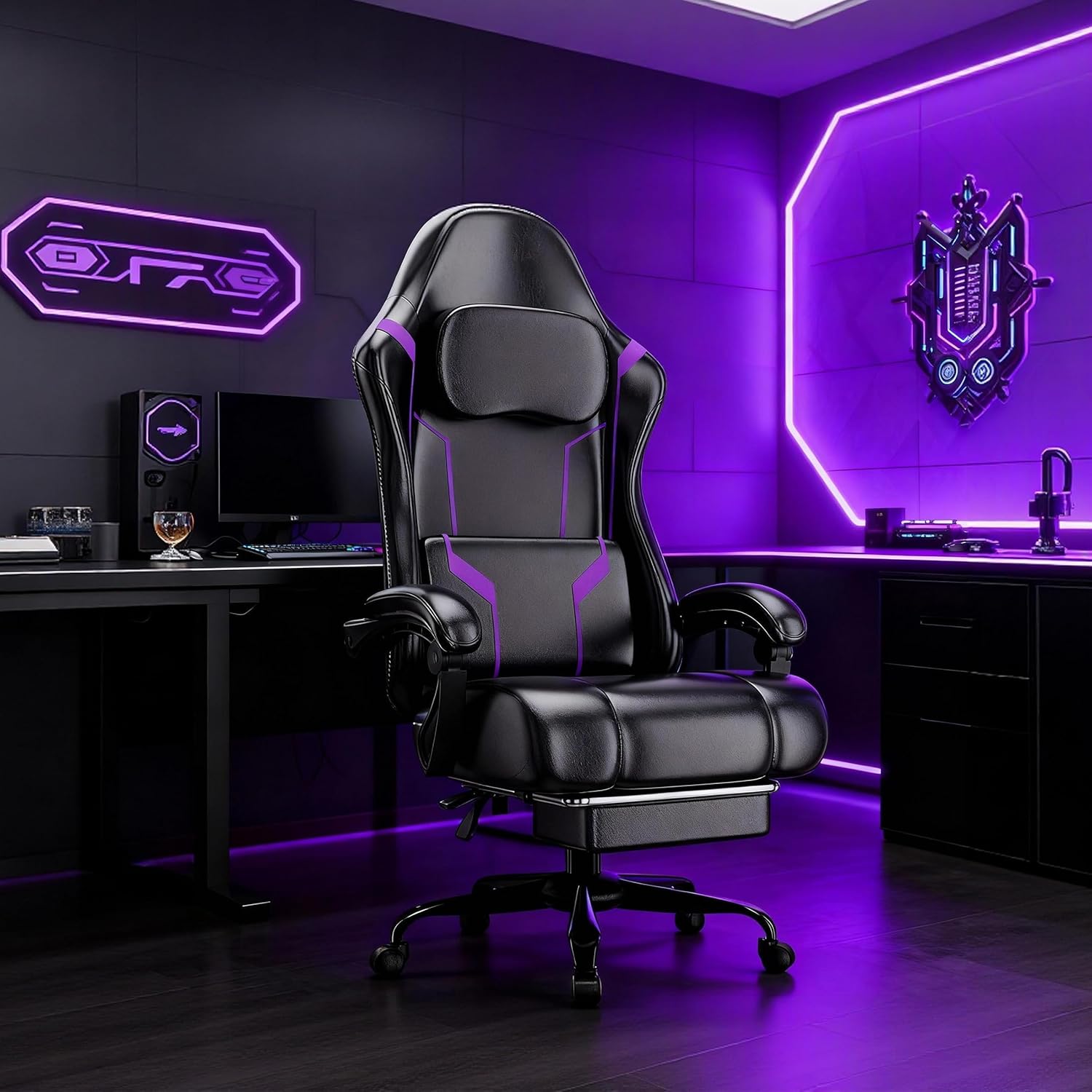 Ergonomic Gaming Chair with Po - Home Office Ergonomics recension och pris