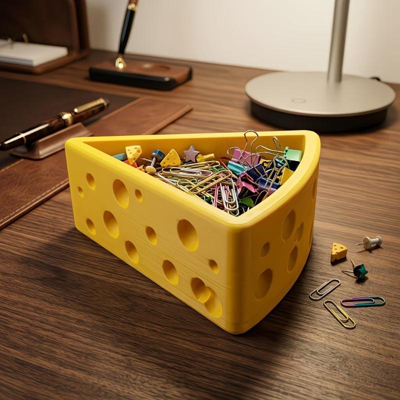 3D Printed Fun Cheese Triangle - Home Office For recension och pris