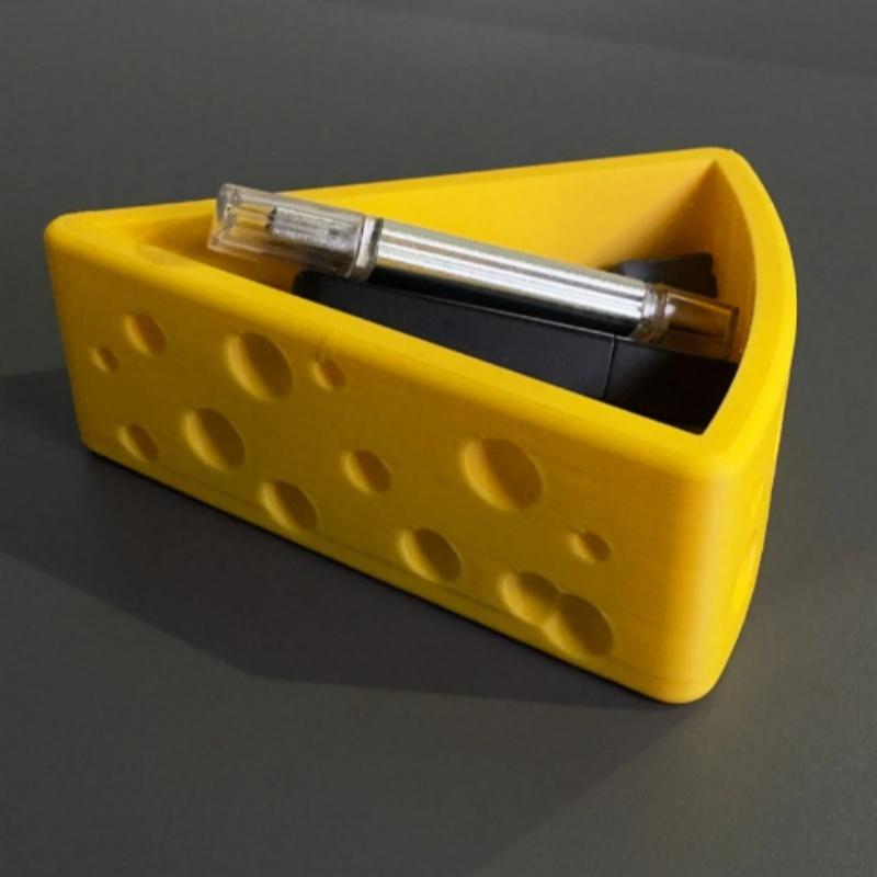 3D Printed Fun Cheese Triangle - Home Office For recension och pris