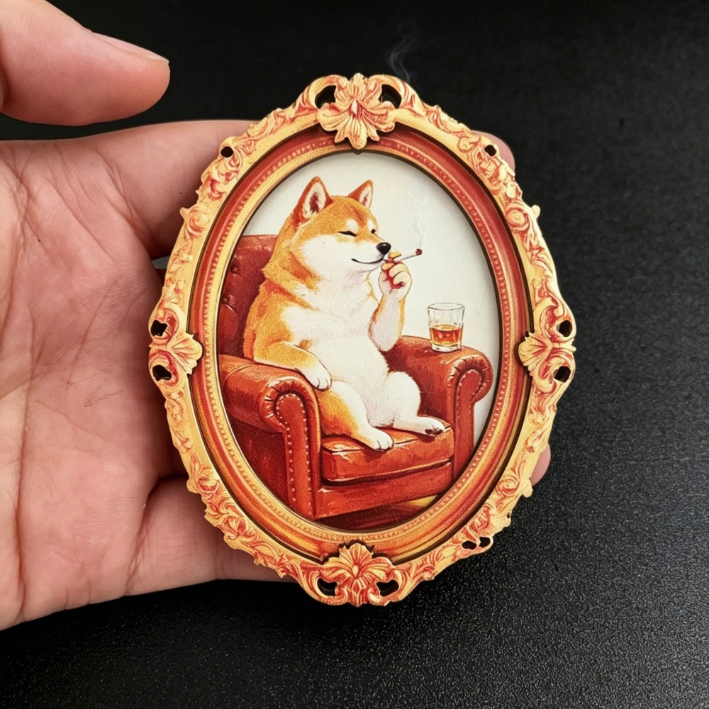 Cute Cat Refrigerator Magnet - - Home Office Design recension och pris