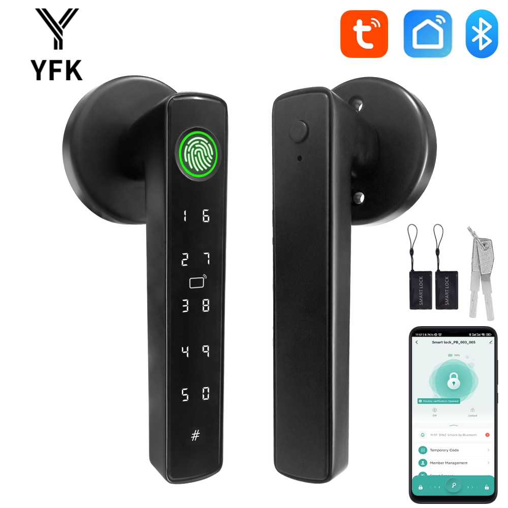 YFK Tuya 5-in-1 Smart Door Han - Home Office Google recension och pris