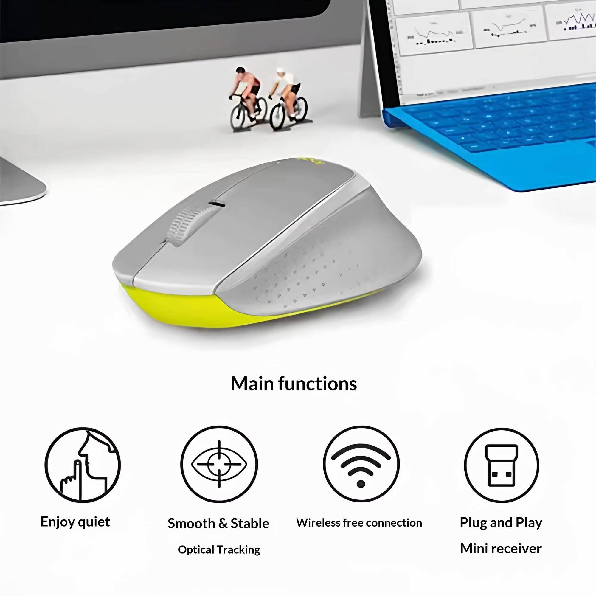 Logitech M330 Wireless Mouse 2 - Home Office Ergonomics recension och pris